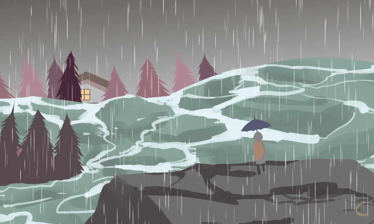 描写下雨的优美句子
