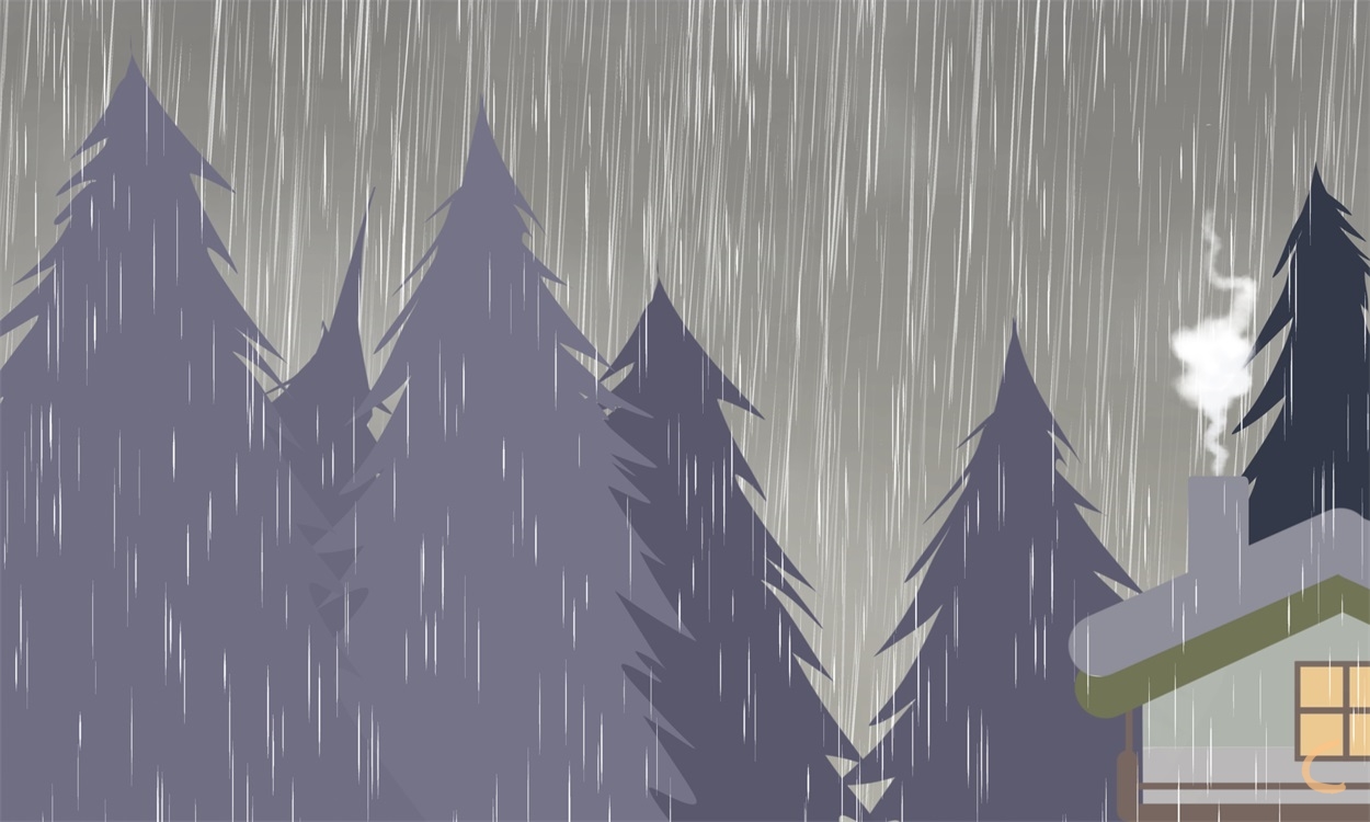 下雨唯美句子简短