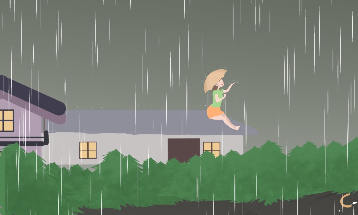 下雨天唯美句子短句