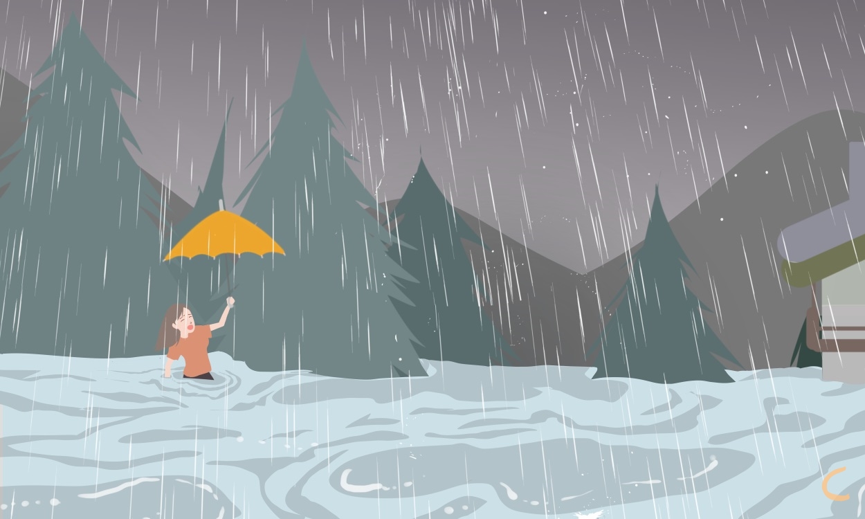 描述下雨天唯美句子