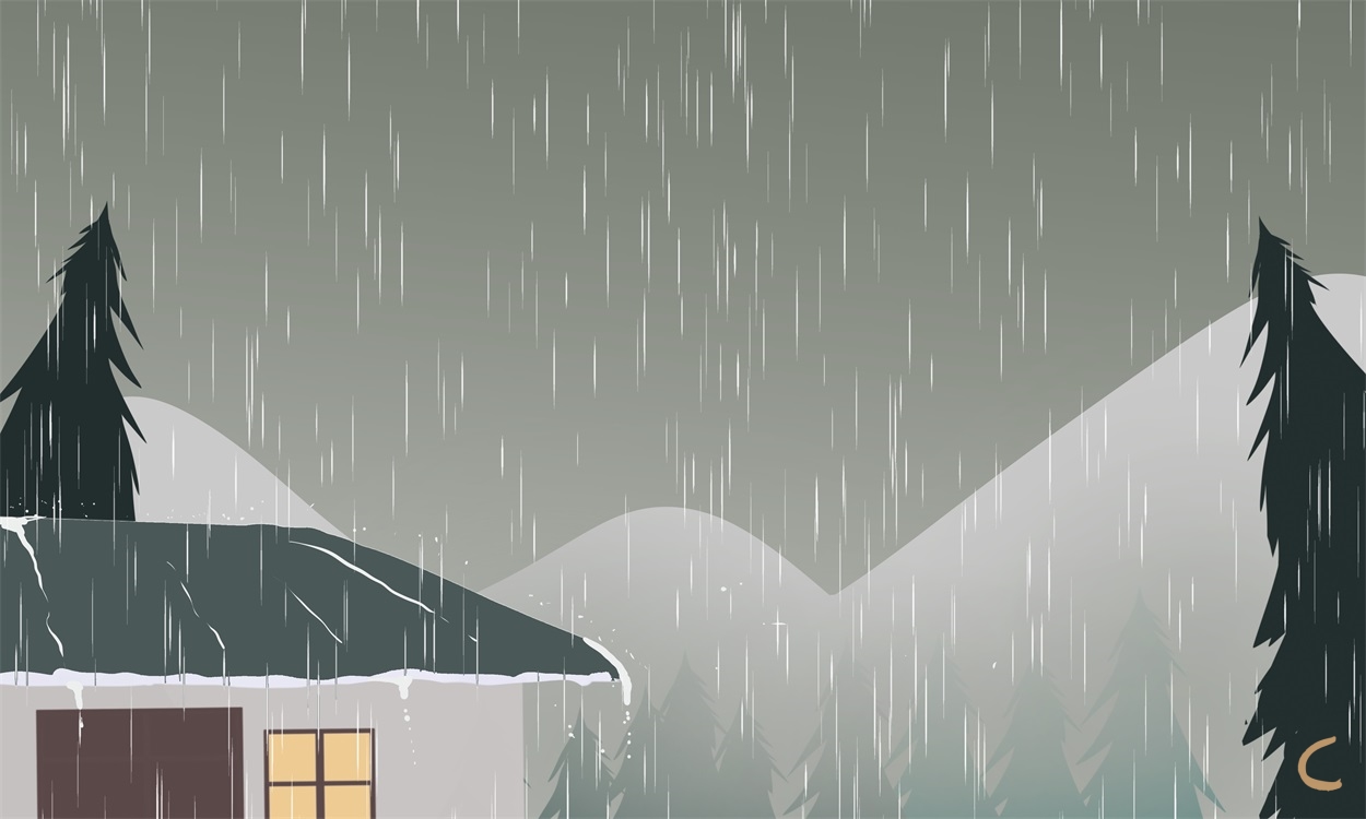 下雨天简短走心的文案