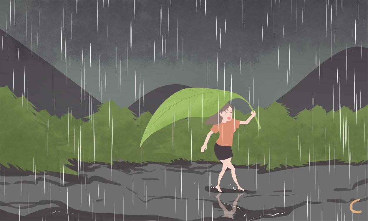 适合下雨天发的唯美说说