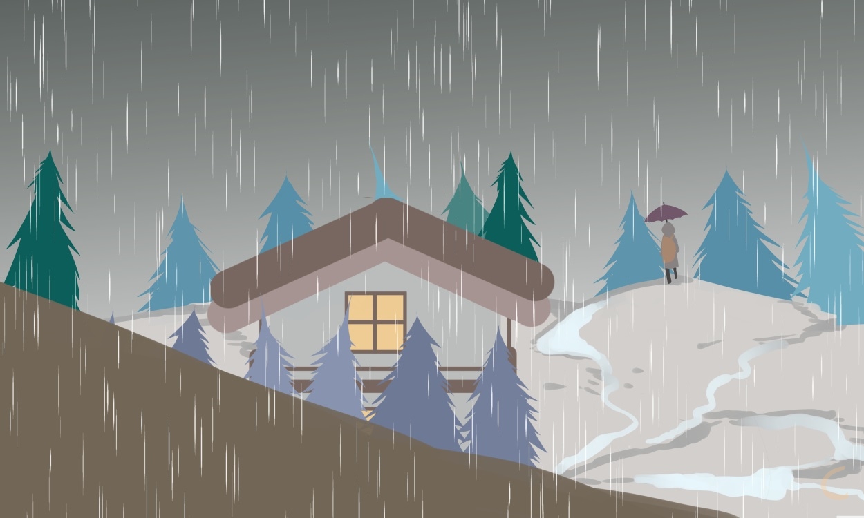描写下雨的文案短句