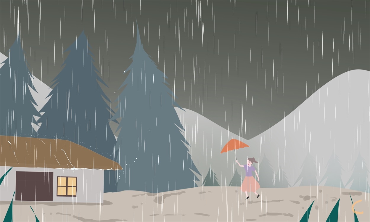 下雨天幽默朋友圈说说