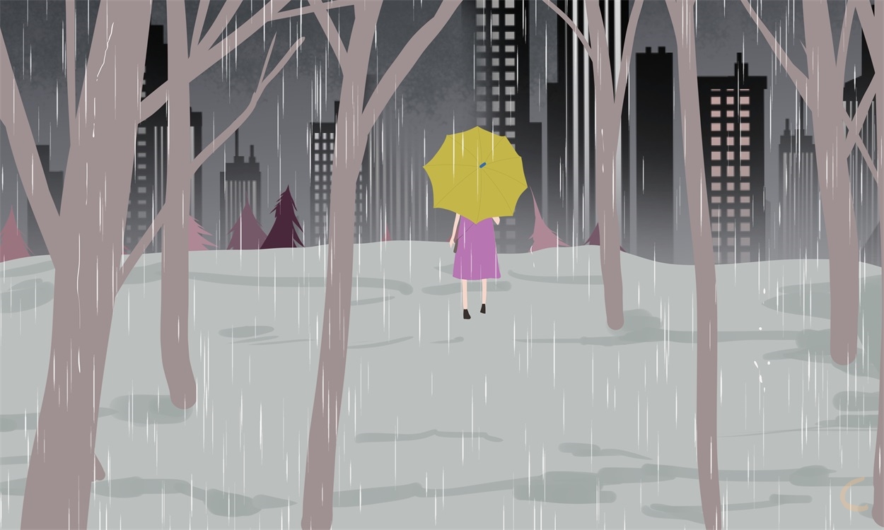 描写下雨天的心情经典句子