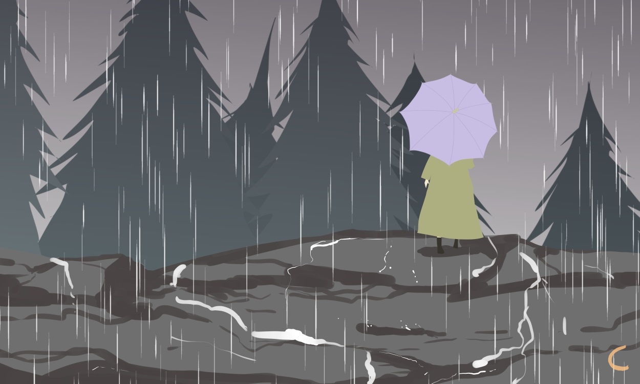 高情商下雨天发朋友圈文案