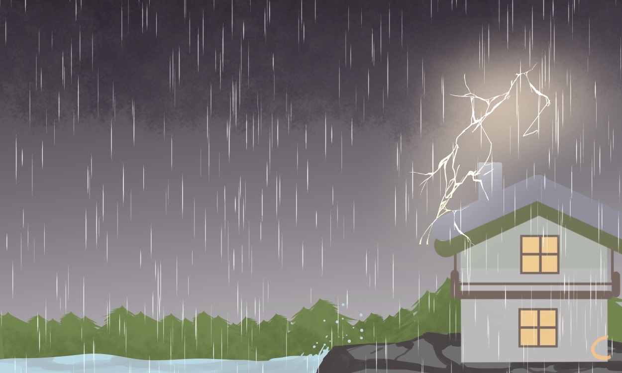 描写下雨的唯美文案