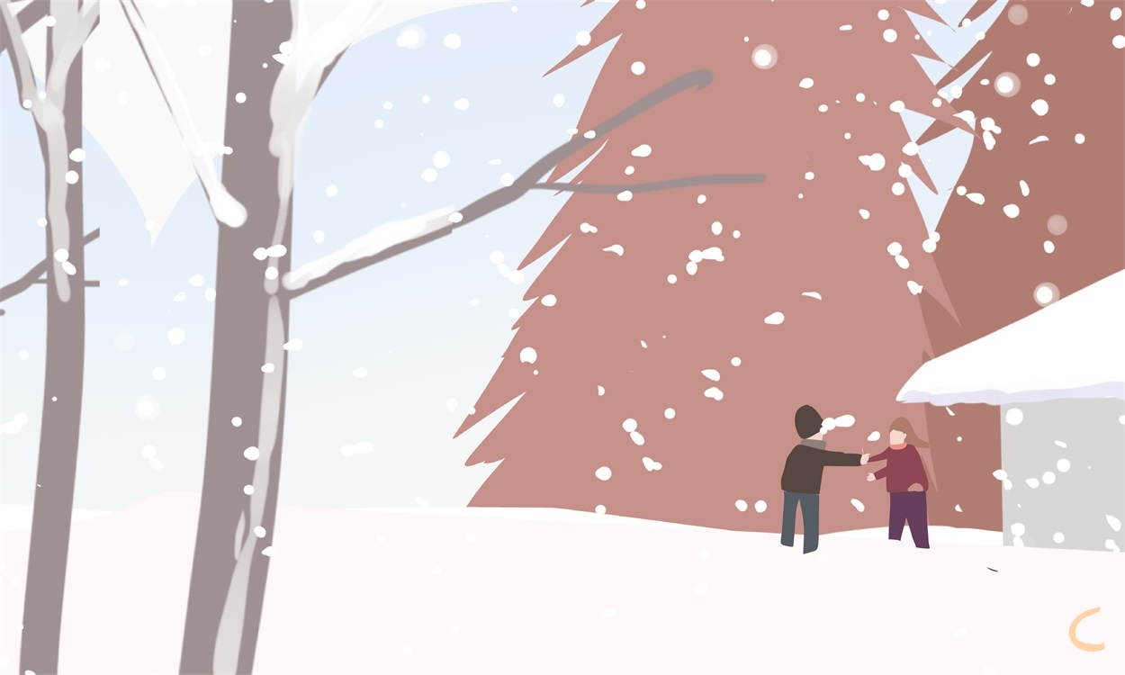 描写下雪的优美段落
