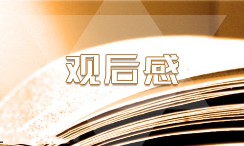 100字观后心得体会