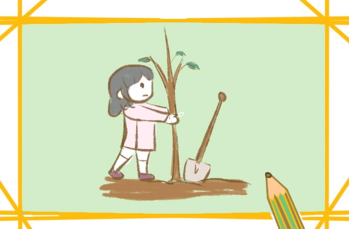 描写植树节种树快乐有趣好句